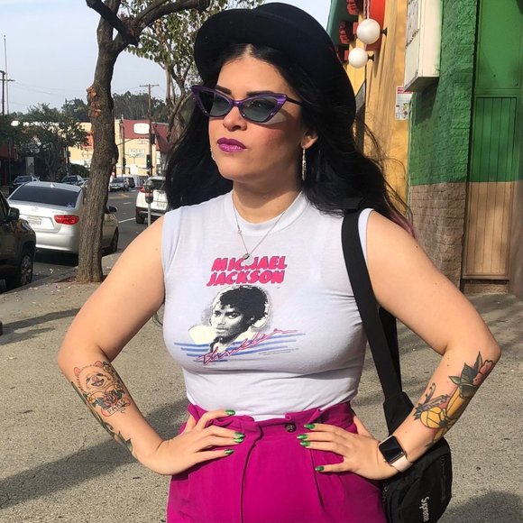 Ched Tops - RARE Vintage 1984 Thriller Michael Jackson Tank